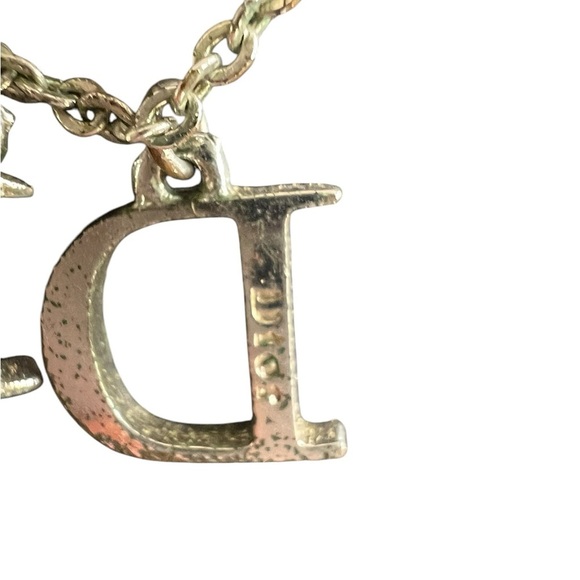 Dior Silver Script Necklace - Picture 11 of 12